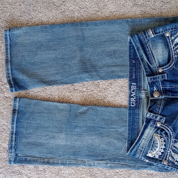 Grace in LA rhinestone bling jeans - Picture 7 of 10